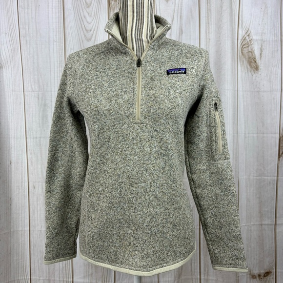 Patagonia Tops - Patagonia Better Sweater 1/4 Zip Pull Over Fleece Long Sleeve Pelican Size Small